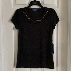 NWT Vera Wang Short Sleeve Top